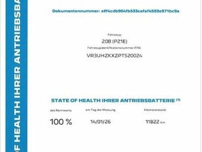 Schwarz Gebraucht 2023 Peugeot e-208 Allure Kleinwagen | 18.500 € (Guter Preis)