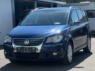 Gebraucht VW Touran Highline 140 PS (102 kW) 2008 Blau Van / Kleinbus