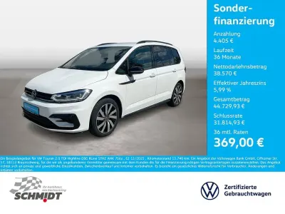 Gebraucht VW Touran Highline 150 PS (110 kW) 2025 Pure white Van / Kleinbus