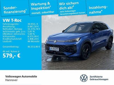 Gebraucht VW T-Roc R-line 150 PS (110 kW) 2025 Celestial blue metallic schwar SUV