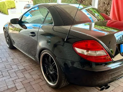 Gebraucht Mercedes SLK350 272 PS (200 kW) 2005 Schwarz Cabrio