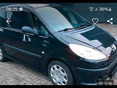 Gebraucht Peugeot 1007 75 PS (55 kW) 2009 Schwarz Van / Kleinbus