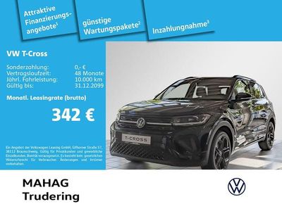 Schwarz Gebraucht 2025 VW T-Cross R-line SUV | 30.490 € (Etwas zu teuer)