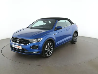 Gebraucht VW T-Roc Cabriolet R-line 150 PS (110 kW) 2021 Blau Cabrio