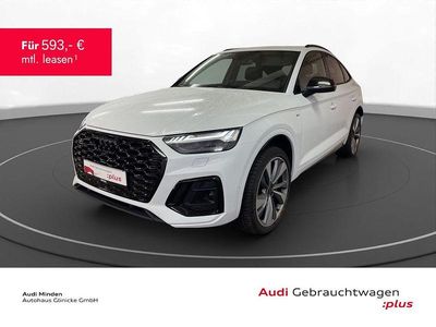 Weiß Gebraucht 2024 Audi Q5 Sportback S-Line SUV | 61.880 € (Teuer)
