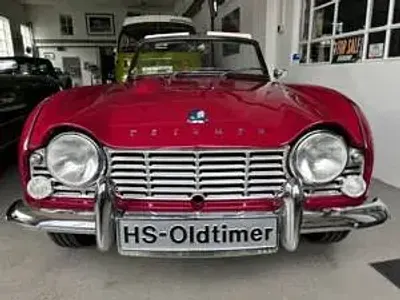 Usata Triumph TR4 100 CV (73 kW) 1965 Rosso Cabrio
