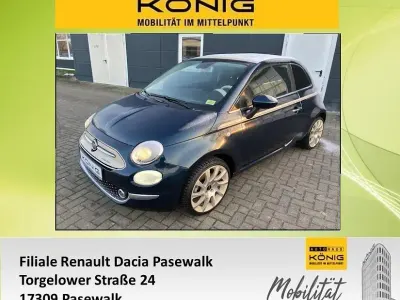 Brugt Fiat 500C Dolcevita 69 HK (50 kW) 2023 Blå Cabriolet