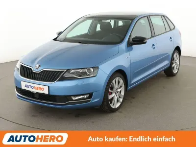 Gebraucht Skoda Rapid Clever 110 PS (80 kW) 2018 Blau Kleinwagen