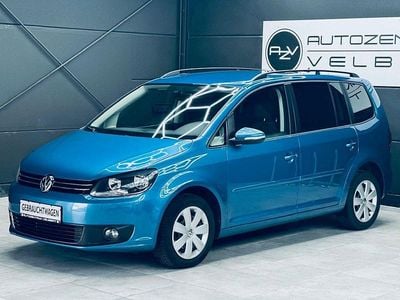 Gebraucht VW Touran Comfortline 105 PS (77 kW) 2013 Blau Van / Kleinbus
