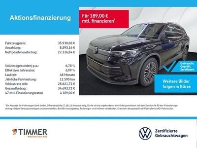 Gebraucht VW Tiguan Goal 150 PS (110 kW) 2025 Schwarz SUV