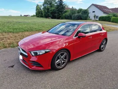 Gebraucht Mercedes A180 AMG line 136 PS (100 kW) 2018 Rot Limousine