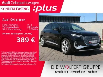 Gebraucht Audi Q4 e-tron S-Line 150 kW (204 PS) 2023 Schwarz SUV