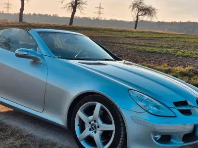 Gebraucht Mercedes SLK350 272 PS (200 kW) 2004 Silber Cabrio