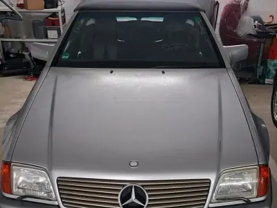 Gebraucht Mercedes SL500 326 PS (239 kW) 1991 Silber Cabrio