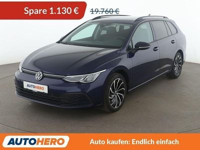 Blau Gebraucht 2021 VW Golf VIII Life Kombi | 18.630 € (Guter Preis)
