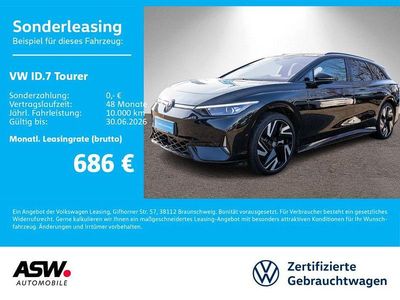 Gebraucht VW ID.7 GTX 250 kW (340 PS) 2025 Grenadillschwarz metallic Kombi