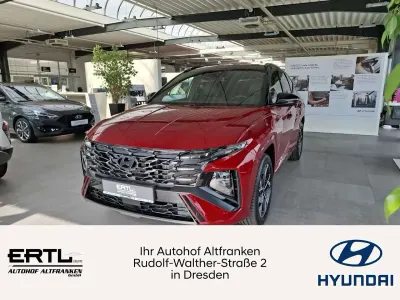 Gebraucht Hyundai Tucson N Line 160 PS (117 kW) 2025 Ultimate red / abyss black SUV