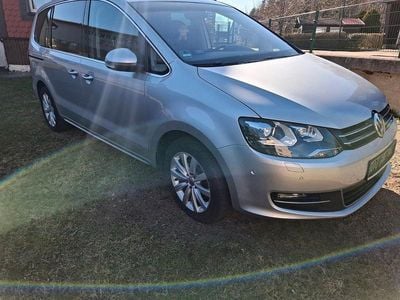 Gebraucht VW Sharan Highline 150 PS (110 kW) 2017 Silber Van / Kleinbus