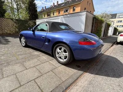 Usata Porsche Boxster 204 CV (150 kW) 1998 Blu Cabrio