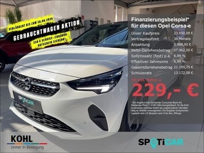 gebraucht Opel Corsa-e F Elegance Elektro Automatik 136PS Keyless LED Klima SHZ Tempomat