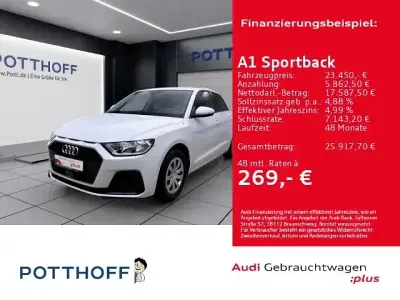 Gebraucht Audi A1 Sportback Advanced 116 PS (85 kW) 2025 Weiß Kleinwagen
