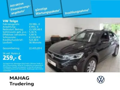 Gebraucht VW Taigo IQ Drive 110 PS (80 kW) 2022 Schwarz SUV