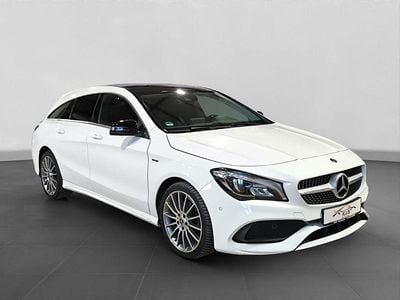 Polarweiss unilack Gebraucht 2018 Mercedes CLA200 Shooting Brake AMG line Kombi | 19.990 € (Fairer Preis)