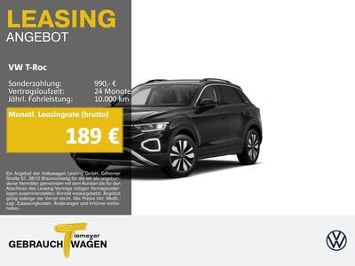 Gebraucht VW T-Roc Goal 150 PS (110 kW) 2025 Schwarz SUV