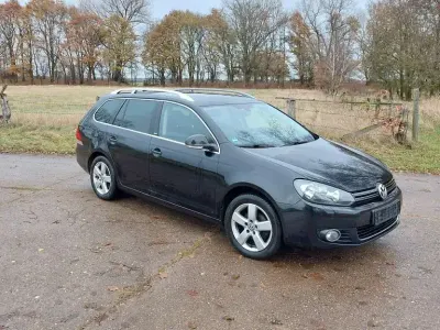 Brugt VW Golf VII Style 105 HK (77 kW) 2012 Sort Stationcar