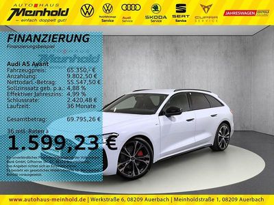 Gletscherweiß metallic Gebraucht 2025 Audi A5 S-Line Kombi | 65.350 € (Teuer)