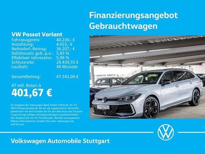 Gebraucht VW Passat R-line 193 PS (141 kW) 2025 Silber Kombi