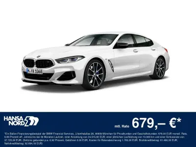Gebraucht BMW M850 Shadowline 530 PS (389 kW) 2025 Weiss / mineralweiss (metallic) Coupé