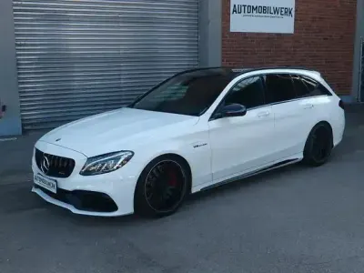 Brugt Mercedes C63S AMG AMG 510 HK (375 kW) 2017 Hvid Sedan
