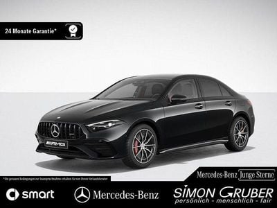 Lack kosmosschwarz (metallic) Gebraucht 2024 Mercedes A35 AMG AMG Limousine | 48.850 € (Etwas zu teuer)