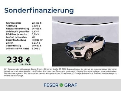 Bila weiß Gebraucht 2022 Seat Ateca Xperience SUV | 23.450 € (Fairer Preis)