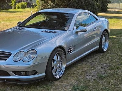 Gebraucht Mercedes SL500 306 PS (225 kW) 2002 Silber Cabrio