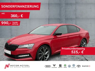 Używany Skoda Superb SportLine 272 KM (200 kW) 2021 Czerwony Sedan/Limuzyna