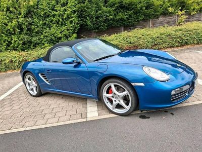 Second-hand Porsche Boxster S 280 CP (205 kW) 2005 Albastru Cabrio