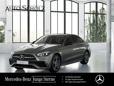 Brugt Mercedes C300e AMG 197 HK (144 kW) 2024 Sølv Sedan