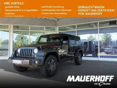 Gebraucht Jeep Wrangler Unlimited Rubicon 284 PS (208 kW) 2018 Schwarz SUV