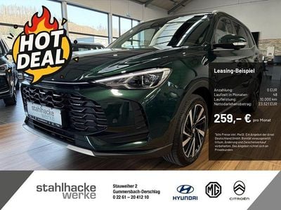 Neu MG ZS Luxury 197 PS (144 kW) 2025 Emerald green Limousine