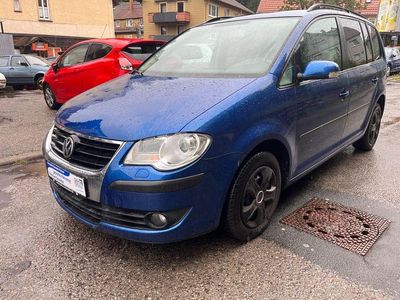 Gebraucht VW Touran Trendline 105 PS (77 kW) 2007 Blau Van / Kleinbus