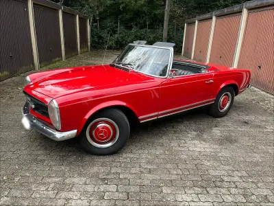 Gebraucht Mercedes 230 150 PS (110 kW) 1964 Rot Cabrio