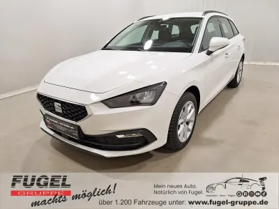 Gebraucht Seat Leon ST Style 150 PS (110 kW) 2021 "candy" weiss Kombi