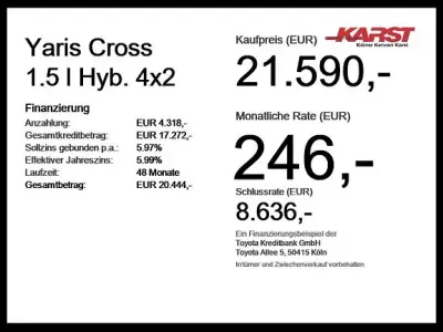Gebraucht Toyota Yaris Connect Style 116 PS (85 kW) 2023 Manganbronze metallic Kleinwagen