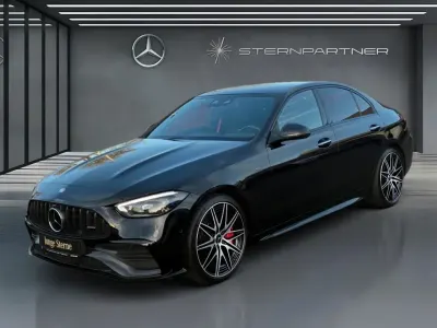 Gebraucht Mercedes C43 AMG AMG 408 PS (300 kW) 2024 Metalliclack obsidianschwarz Limousine