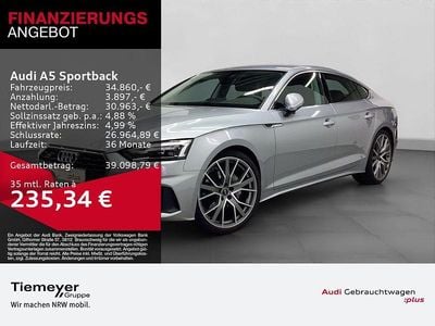 Second-hand Audi A5 Sportback Business 204 CP (150 kW) 2024 Argintiu Hatchback
