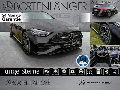 Schwarz Gebraucht 2025 Mercedes C300e AMG Limousine | 56.222 €