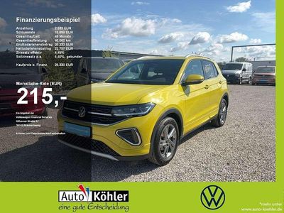 Usata VW T-Cross R-line 116 CV (85 kW) 2024 Giallo SUV