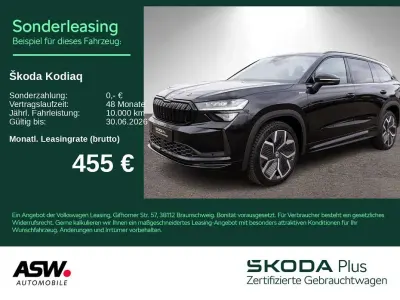 Brugt Skoda Kodiaq SportLine 193 HK (141 kW) 2025 Sort SUV